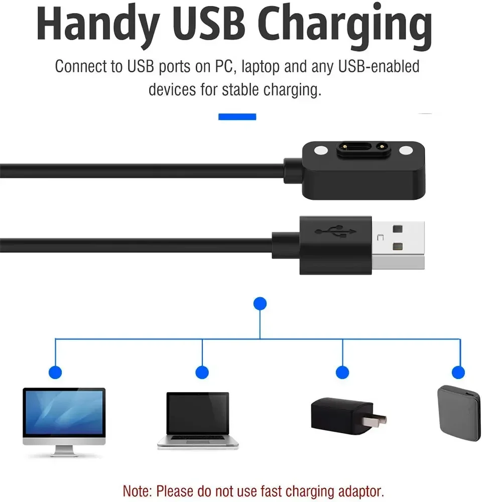 Фото Магнитный USB-кабель для зарядки детских часов Xplora X6 Play X6 pro, зарядное устройство для умных часов, адаптер питания №5