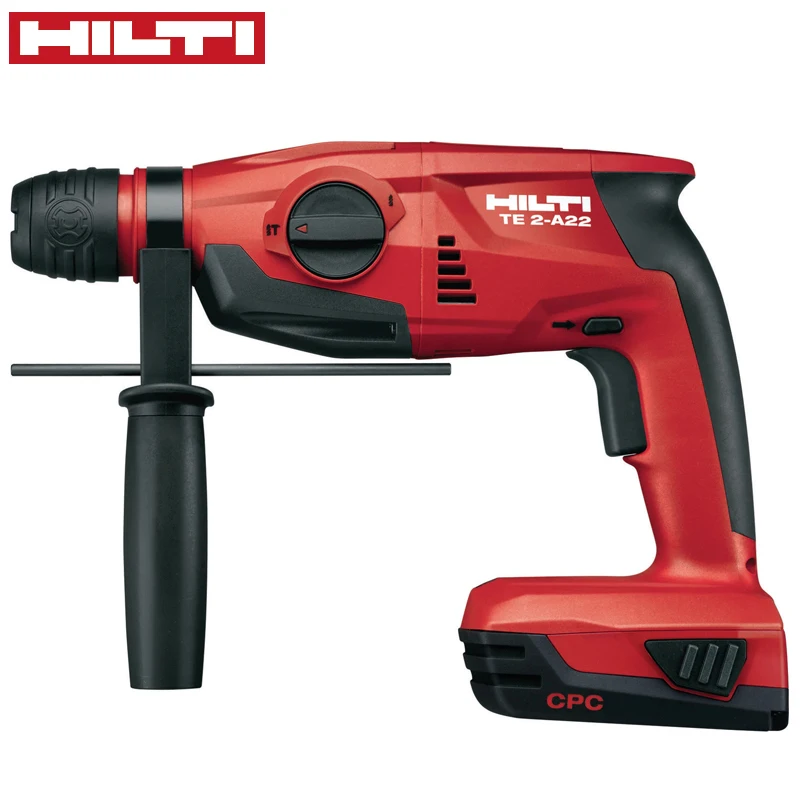 

HILTI TE 2-A22 Cordless Rotary Hammer 22V Compact Light-Duty Drilling LED Light Concrete Masonry SDS Plus Electric Drill Hammer