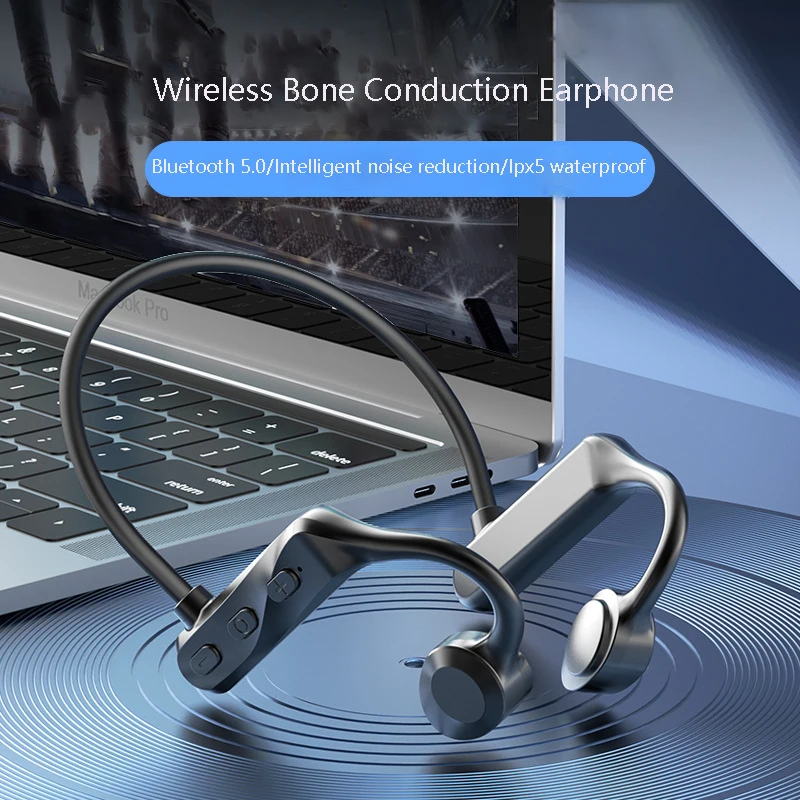 

K69 Bone Conduction Headphones TWS Wireless Sports Earphone Fone Bluetooth Headset Handsfree With mic For Running Gaming Headset