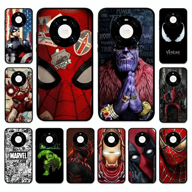 

Movie S-super-h-Heroes hero character Phone Case for Huawei Mate 20 10 9 40 30 lite pro X Nova 2 3i 7se funda