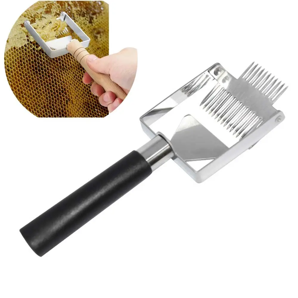 

Новая деревянная ручка, Садовые принадлежности, вилка для снятия укупорки пчеловодства, оборудование для пчеловодства, скребок для меда