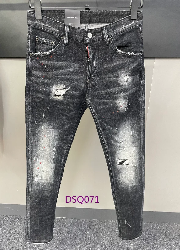 

New Dsquared2 men's and women's models, high-quality casual cotton denim D2 clothing Size 44--54 DSQ071