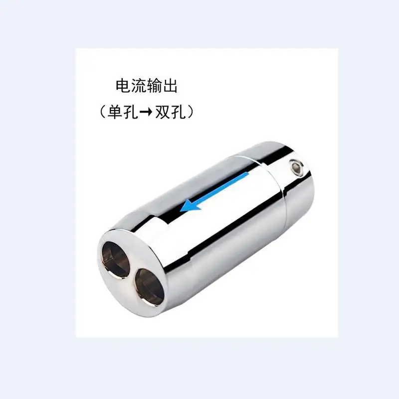 Фото 4pcs HiFi Aluminium Y Splitter Speaker Audio Power Cable Wire Adapter Plug 11mm  1to2X7mm №2