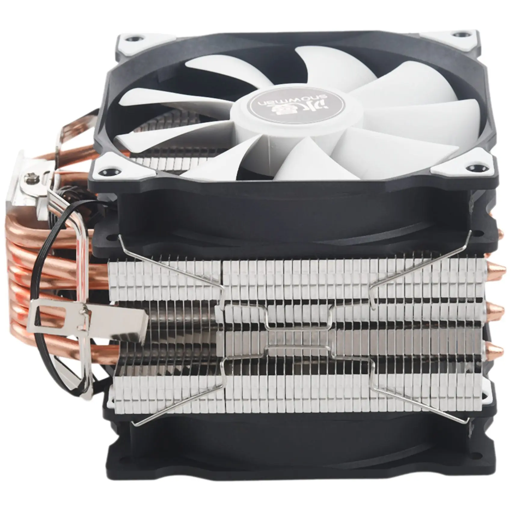 

SNOWMAN M-T6 4PIN CPU Cooler Master 6 Heatpipe Double Fans 12cm Cooling Fan LGA775 1151 115X 1366 Support Intel AMD