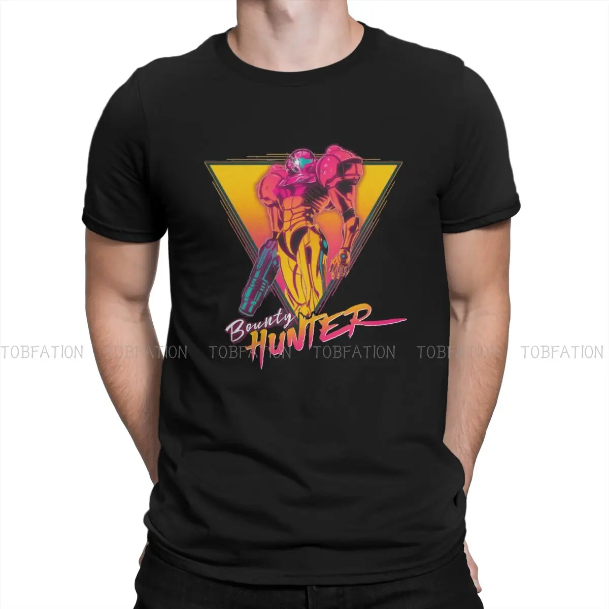 

Metroid Prime Game Man TShirt Bounty Hunter Essential Distinctive T Shirt Original Sweatshirts Hipster