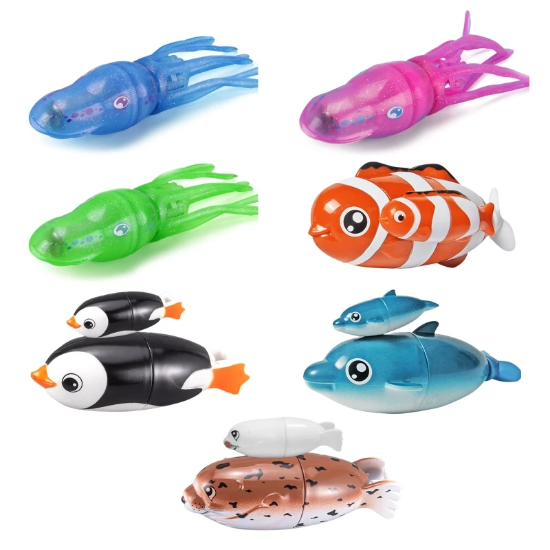 

Bathtub Swimming Fish Toy Boat Baby Toy Model Penguin/Dolphin Gift Mold-Free