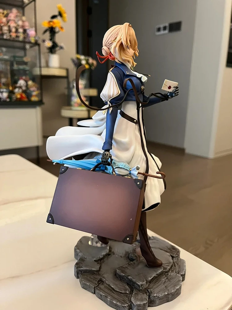 Новый 25 см фиолетовый Evergarden ручной работы вечный сад Gk Tide Play аниме статуя девушки
