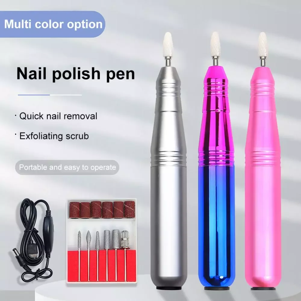 

NEW2023 35000 RPM Nail Drill Machine Built-in Battery Machine Portable Pedicure Nail Polisher Grinding Device Nail Tool