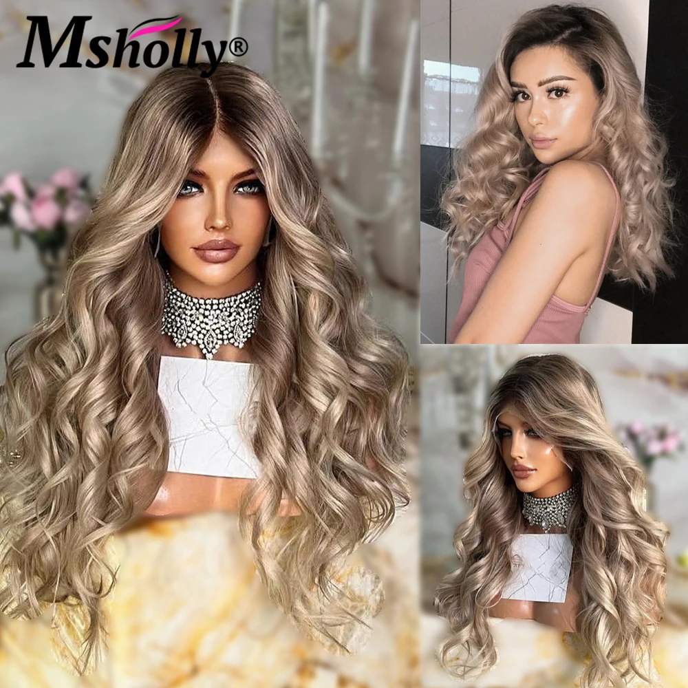 

Ash Blonde Lace Front Wig Human Hair Ombre 13X4 Lace Frontal Human Hair Wigs For Women Tudo Por 1 Real E Frete Gratis Da China