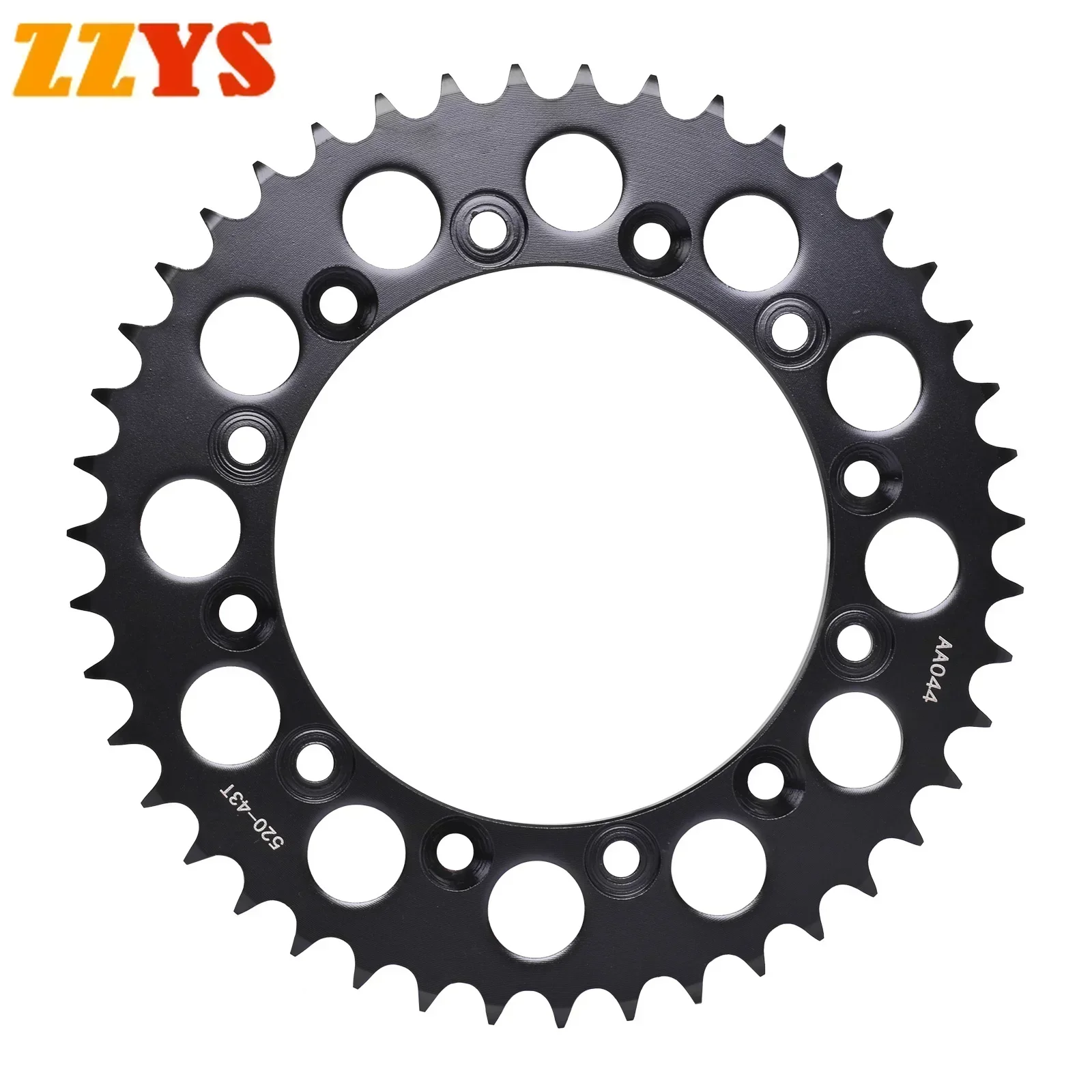 520 41T 42T 43T 47T Зубчатая задняя звездочка Шестерня для Honda VT250 Xelvis MC25 VT 250 Для Gilera Road 600 RC
