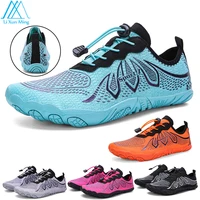 2022 new beach water shoes men quick dry women breathable sneakers non slip beach seaside barefoot swimming hiking fitness shoe