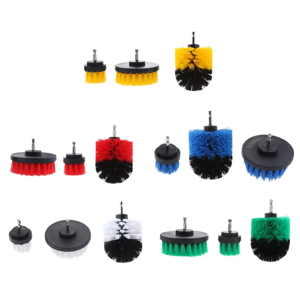 

3Pc/Set Tile Grout Power Scrubber Cleaning Drill Rotary Combo Tool