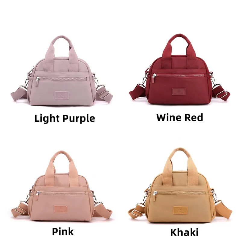 Nylon Shoulder Bags For Women Zipper Large Capacity Top-handle Bag Handbags Travel Luxury Female Purse Crossbody Bag Tote