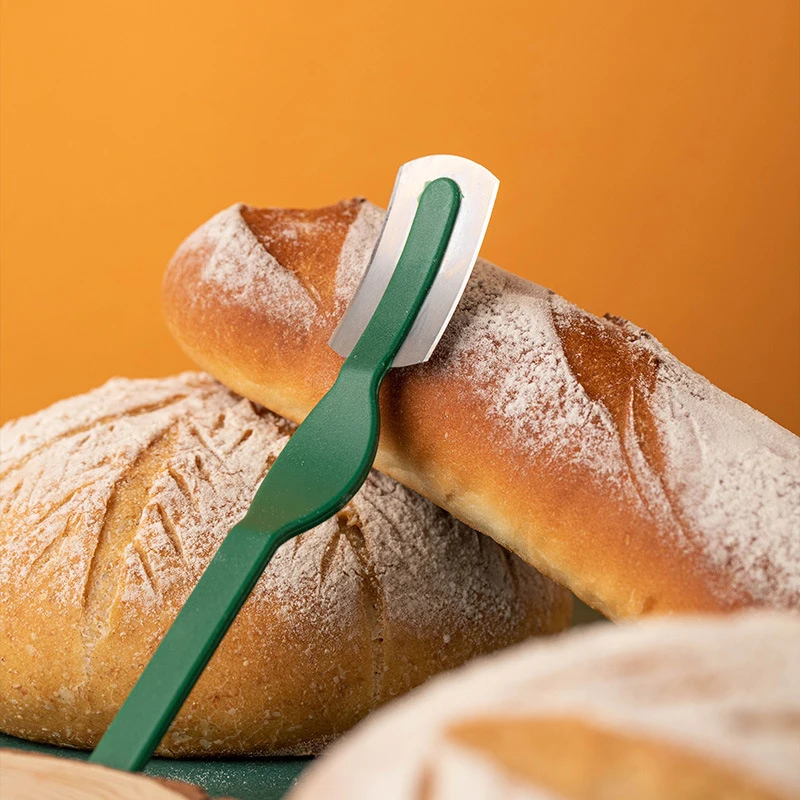 

Plastic Bread Lame Tools Bakery Scraper Bread Blades Arc Curved