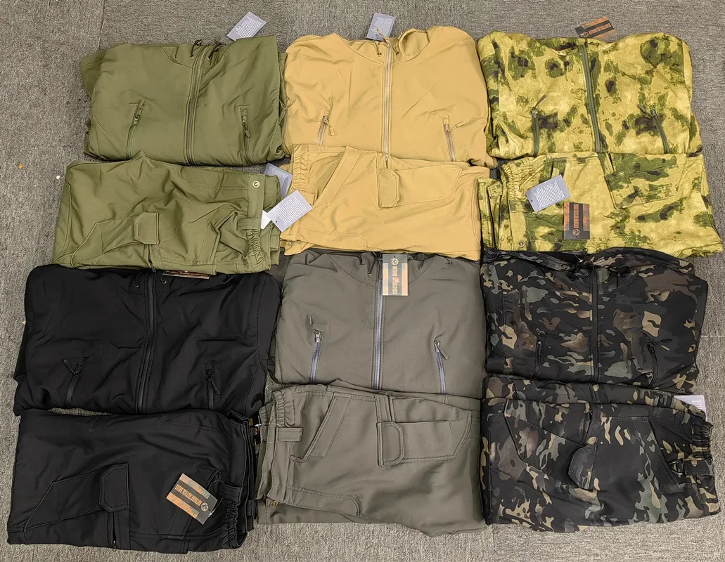 Мужские зимние тактические костюмы униформа для работы на улице камуфляжная