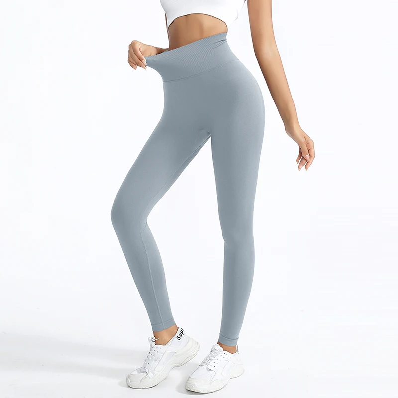 Yoga Leggings Women Gym Trousers High Waist Fitness Sport Pants Running Tights Seamless Sportswear Pants Push Up Leggings