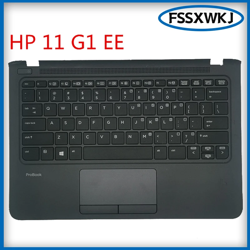 Новинка 95% г. подставка для рук ноутбука HP probook 11 G1 EE верхняя крышка с клавиатурой