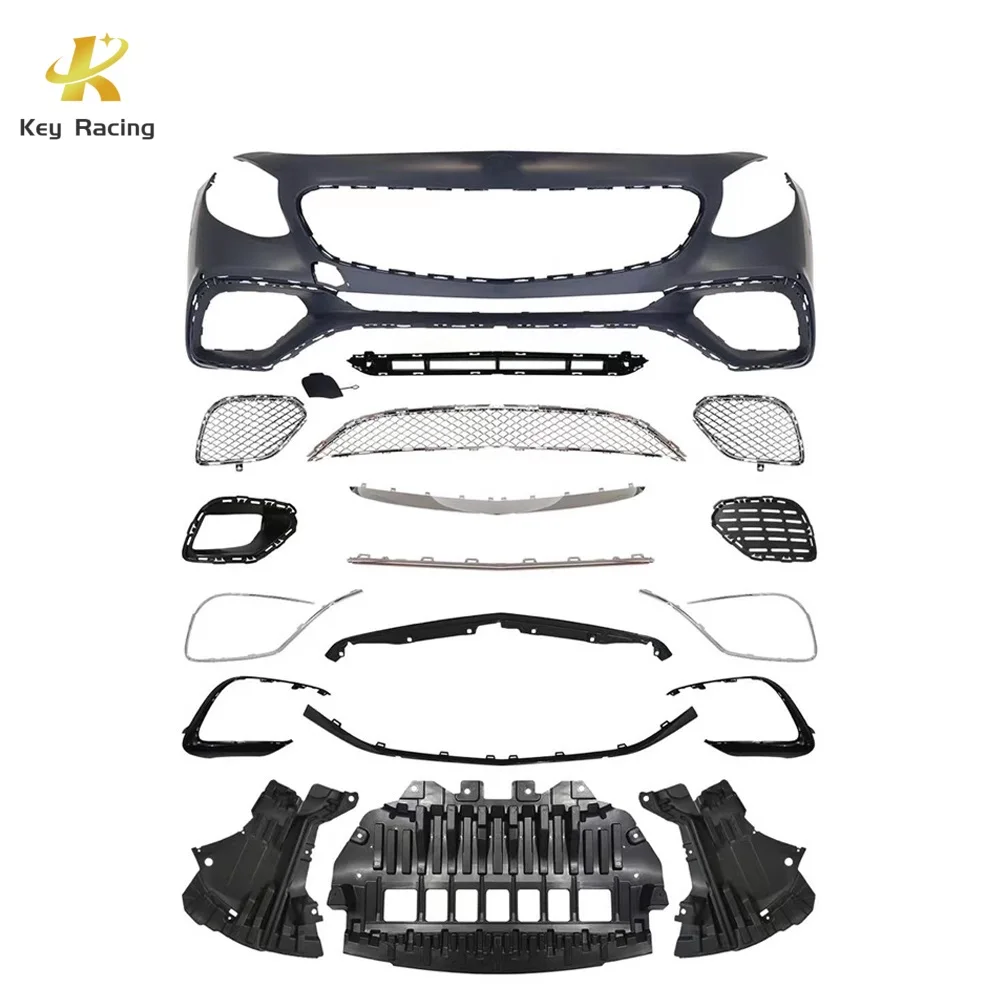 Крышка противотуманной фары для переднего бампера Benz S63 W217 воздухозаборная