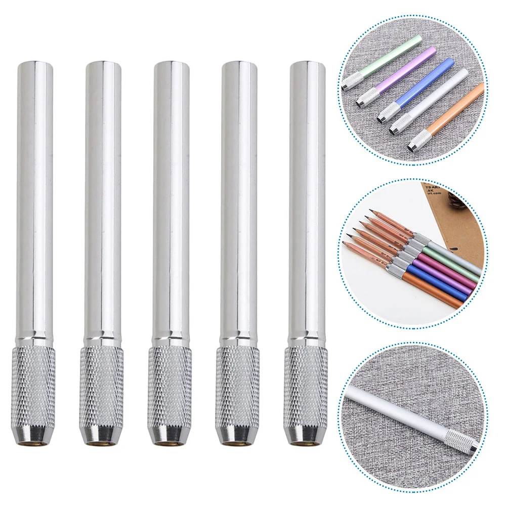 

Extender Lengthener Holder Drawing Colored Crayon Saver Extension Extenders Head Metal Sketch Toolsinglepen Supplies Office