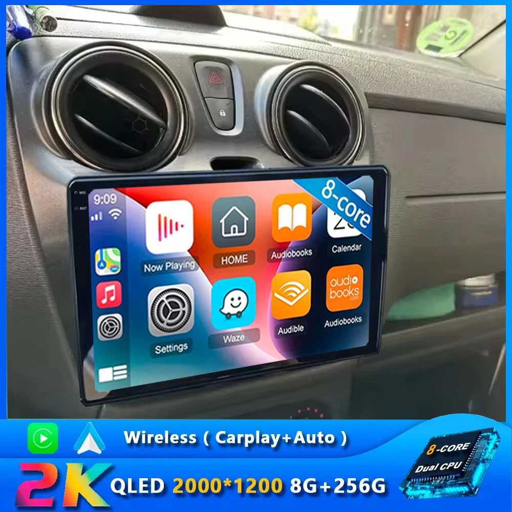 Android 14 авто Carplay автомобильное радио для Renault Lodgy Dacia Dokker 2012-2020 навигация GPS