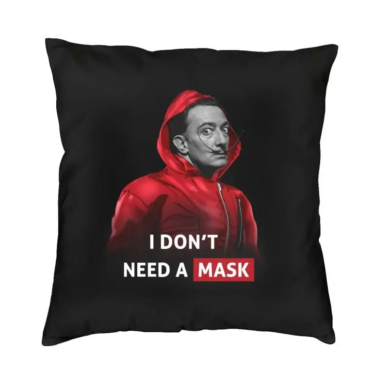 

La Casa De Papel Money Heist Cushion Cover Two Side Print Throw Pillow Case for Living Room Custom Pillowcase Home Decor