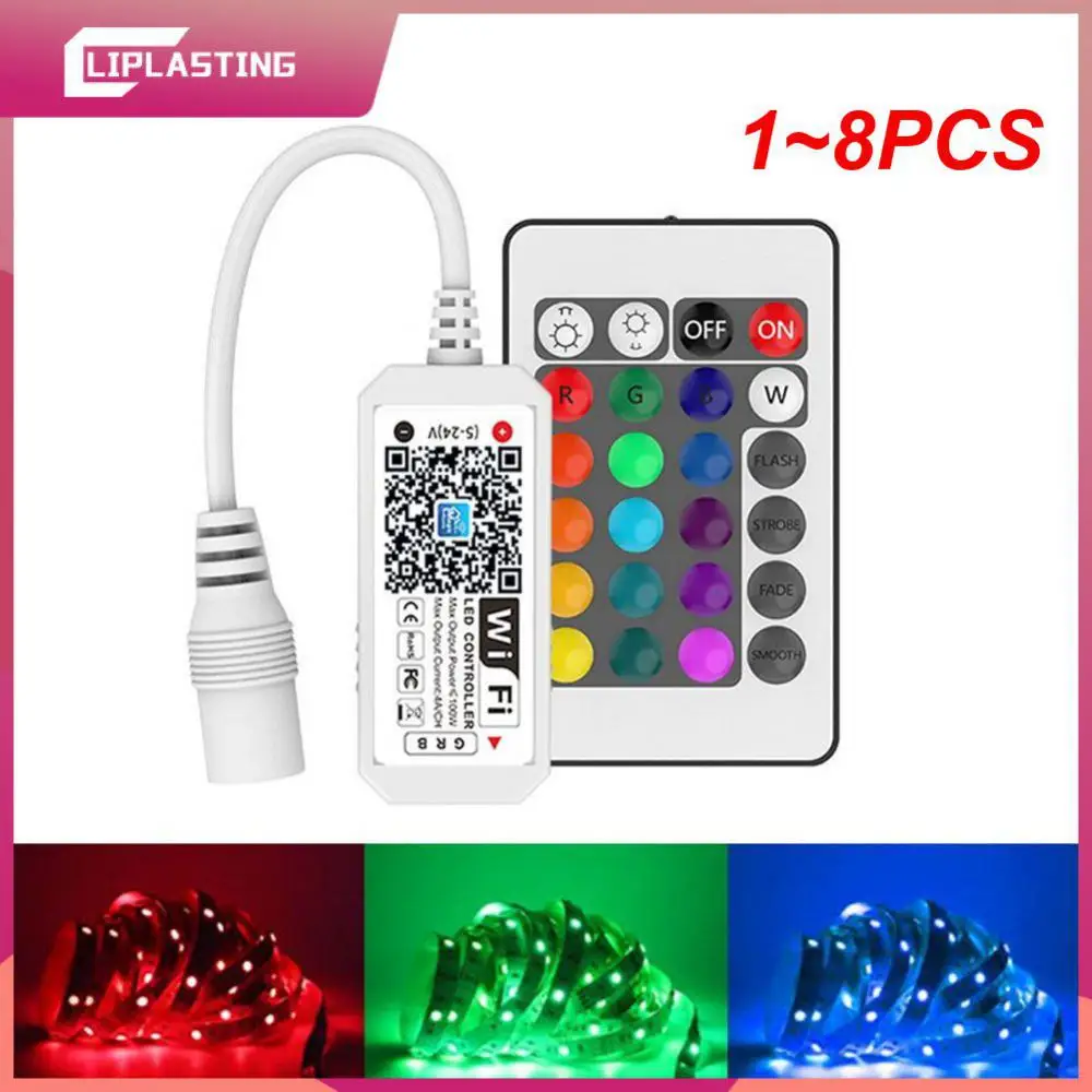 

1~8PCS 12V 24V RF IR Wifi Music Controller RGBW WW 2.4G Touch LED Controller For 5050 2835 W2811 W2812 Led Strip
