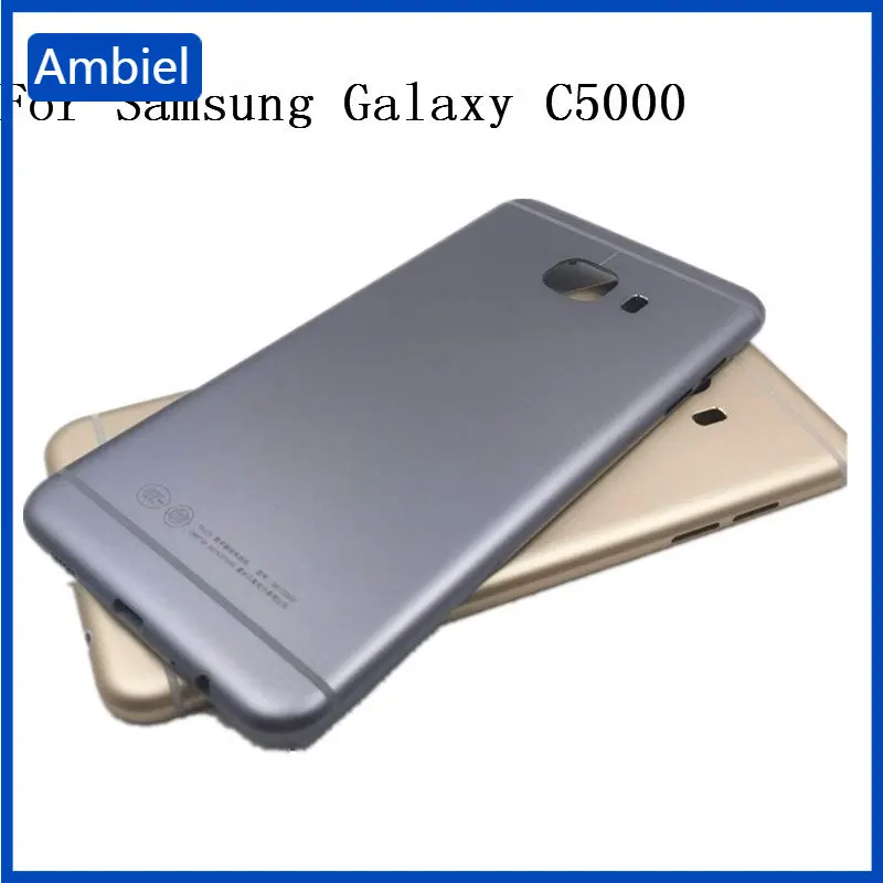 โลหะวัสดุ Back Cover กรณีฝาครอบสำหรับ Samsung Galaxy C5ปกหลังกรณี C5000