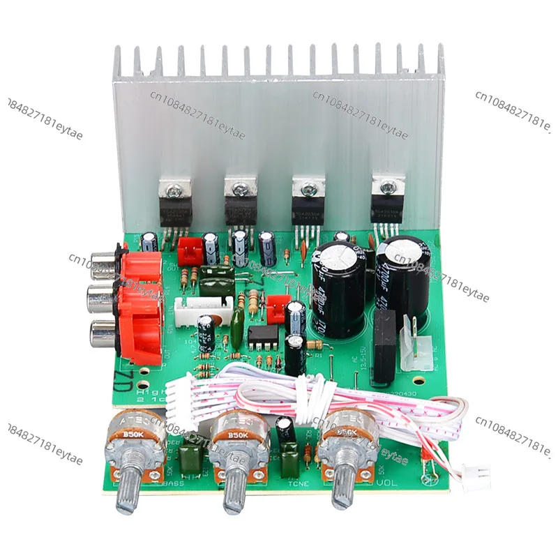 DX-418 2 1 канала панель усилителя мощности сабвуфера 60Wx3