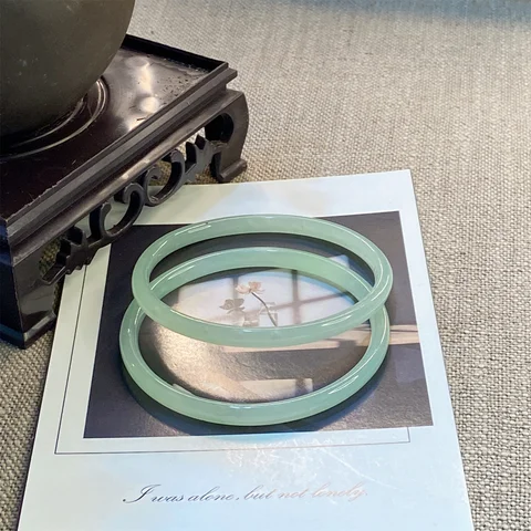 Браслеты из нефрита Jingle Bangles 2 шт.