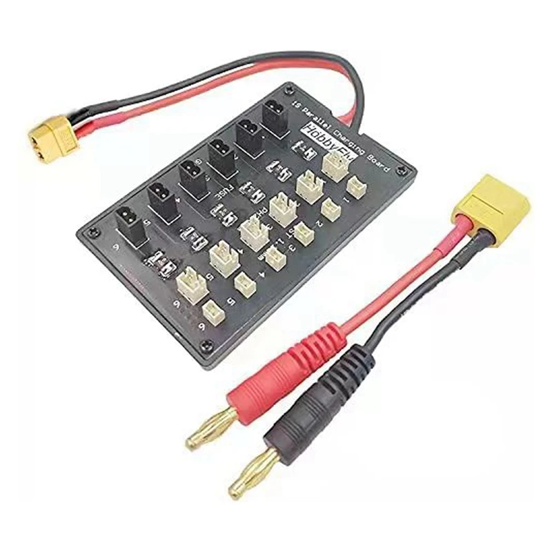 

ABGZ-1S 6 Series Battery Parallel Recharging Board Built-In Short Circuit Protections Supports Most Lipo Balance Recharger