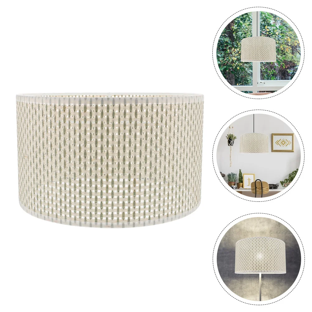 

1Pc Woven Modern Lampshade Home Table Light Cover Unique Light Acccessory
