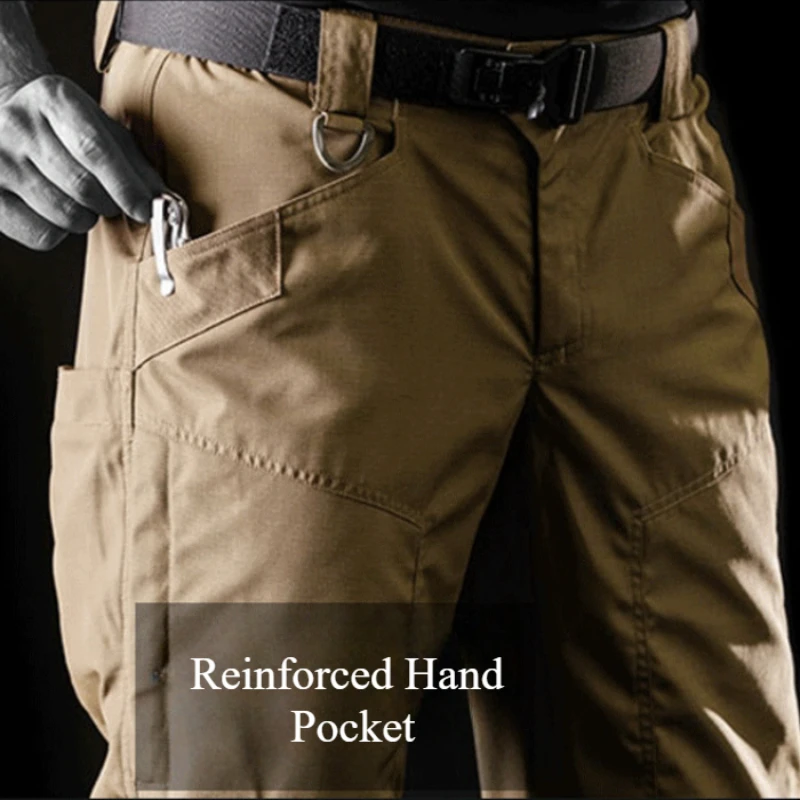 Тактические мужские брюки-карго с несколькими карманами лоскутные боевые