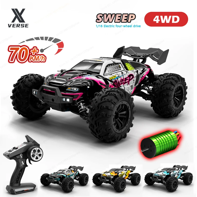 Off Road 4x4 High Speed 70km/h 2.4g Remote Control Car With 