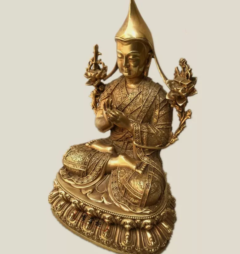 20 50 см dharmachakra Mudra Будда Индия Ринпоче медная статуя Будды Цунхапа (art.: 3920ca80aa1e2) - 3920ca80aa1e2