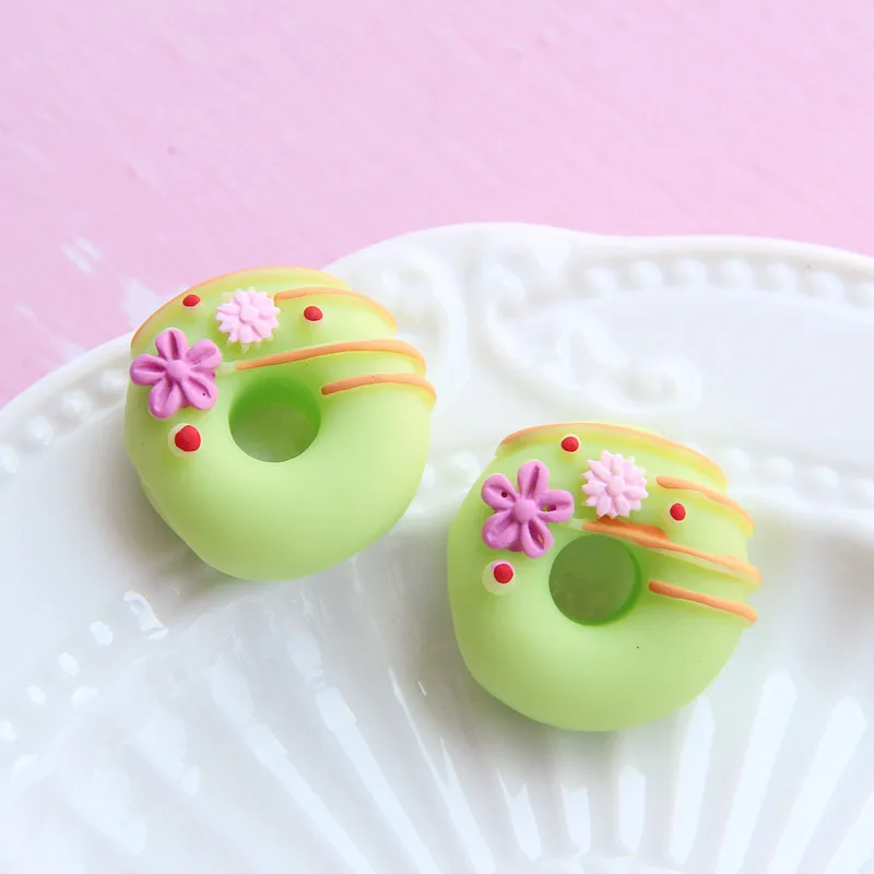 Подвески из смолы в виде цветов для изготовления ювелирных изделий брелоков