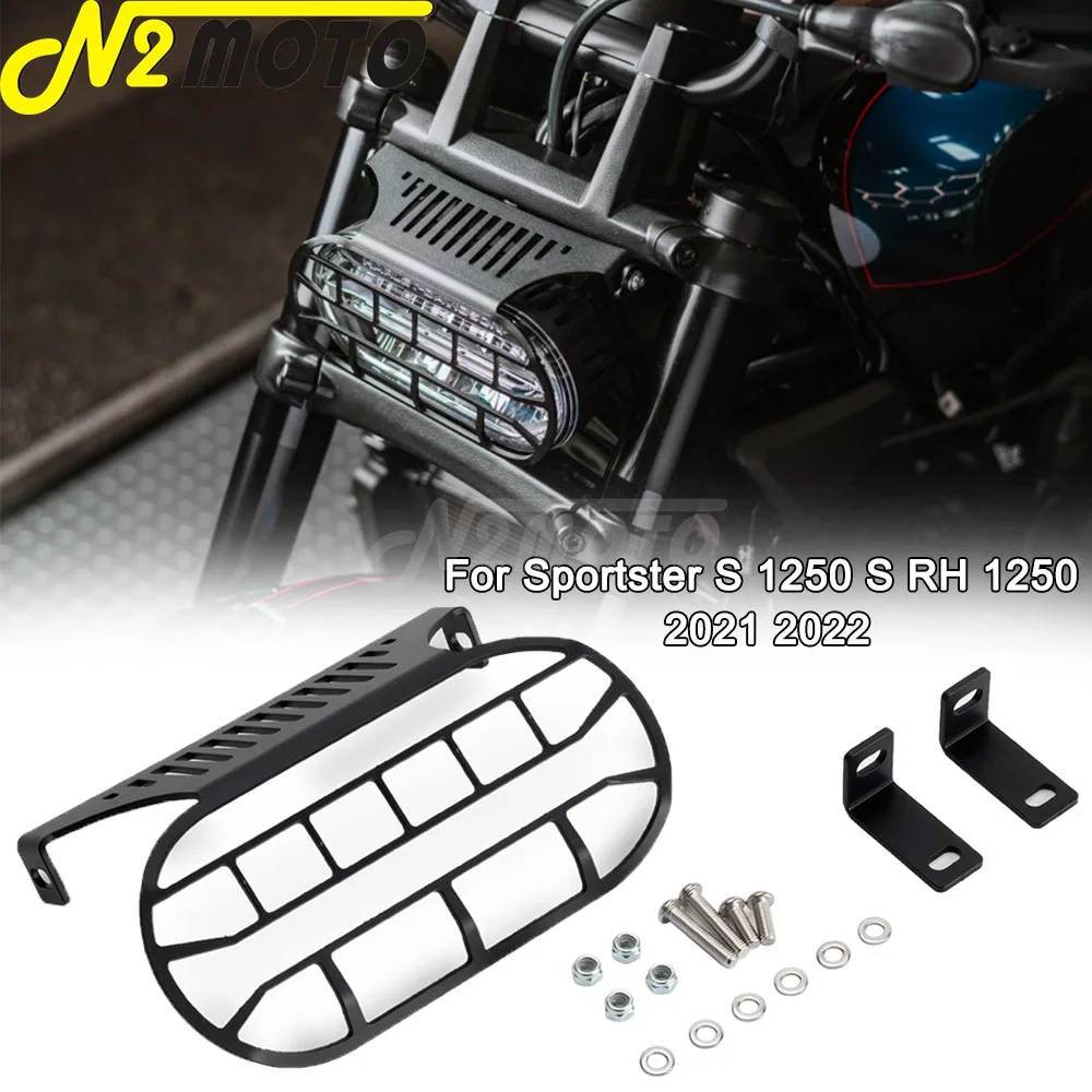 

For Sportster S 1250 Accessories 21-22 Headlight Grill Guard Headlamp Protector Cover for Harley Sportster S 1250 RH1250 RH 1250