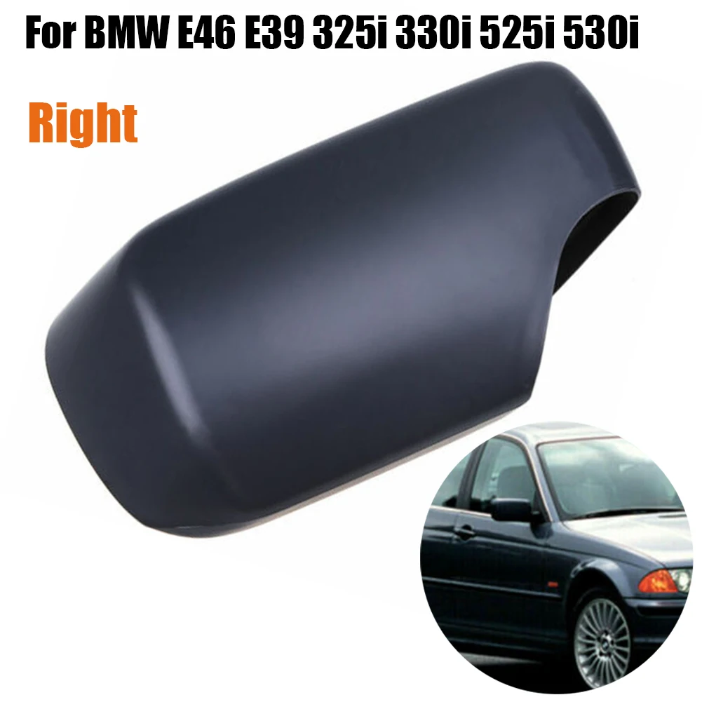 

1PCS Passenger Right Door Mirror Cover Cap For BMW E46 E39 325i 330i 525i 530i Rear View Mirror Cover