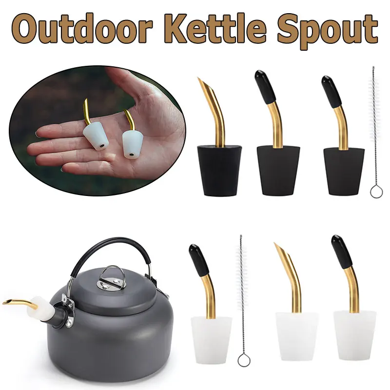 

Outdoor Kettle Spout Hand Drip Filter Conversion Coffee Extension Tube Silicone Universal Extended Mouth Camping Tools