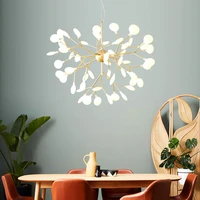 modern nordic style design led chandelier for living room dining room kitchen bedroom bar ceiling pendant lamp firefly lights