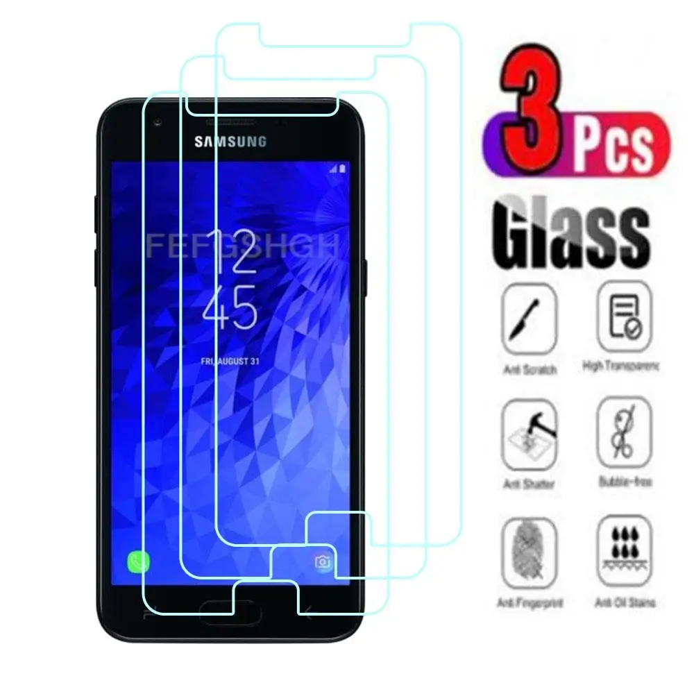 

3 шт. 9H защитное закаленное стекло для Samsung Galaxy J7 2018 5,5 дюйма на стекло J7 Refine 2018 Защитная пленка для экрана Защитная пленка