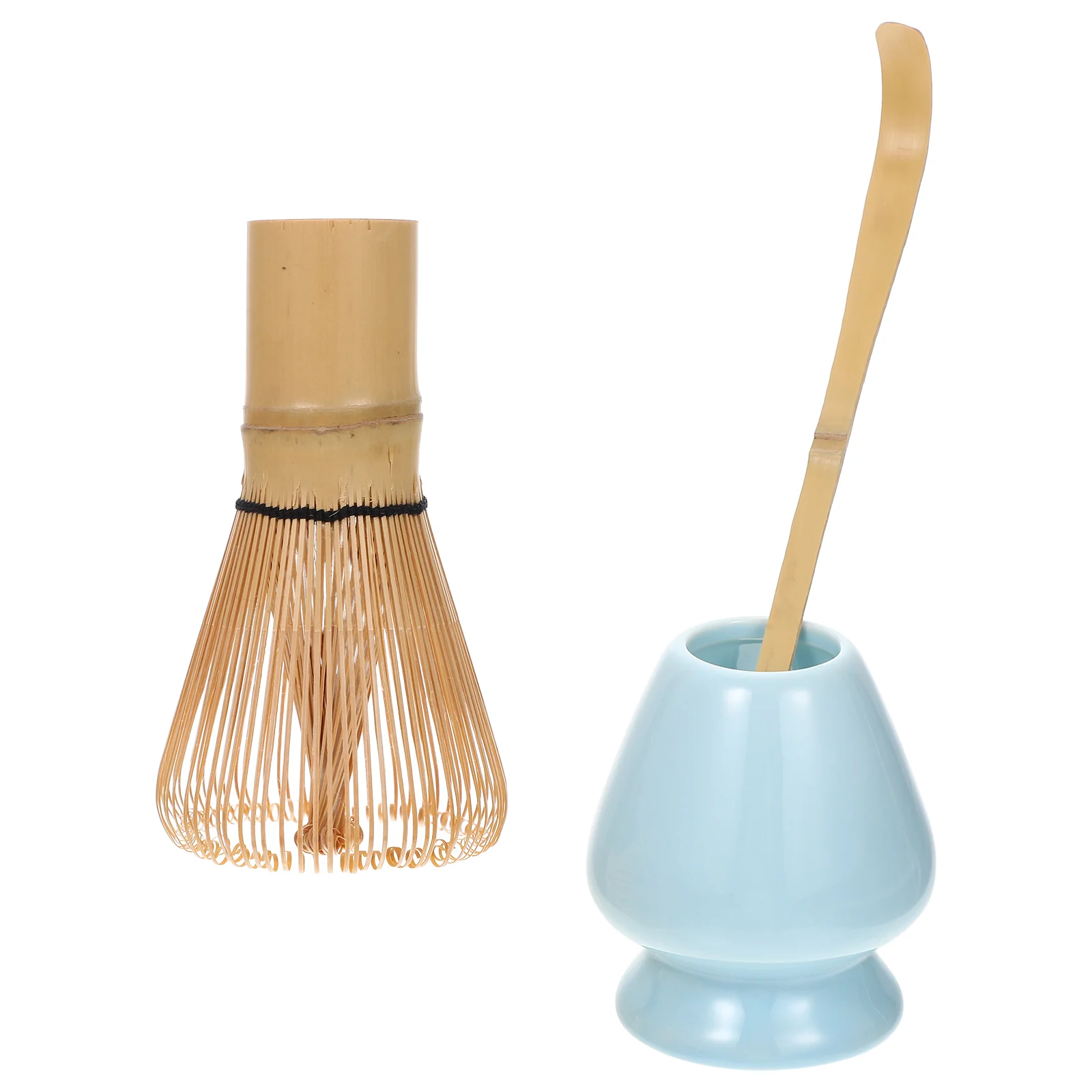 

Matcha Tea Set Whisk Japanese Kit Ceremony Bowlscoop Starter Spoon Stand Traditional Ceramic Tool Holder Preparation Gongfu