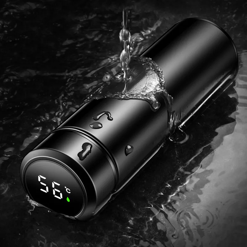 Умная изоляционная чашка бутылка для воды СВЕТОДИОДНЫЙ Цифровой температурный