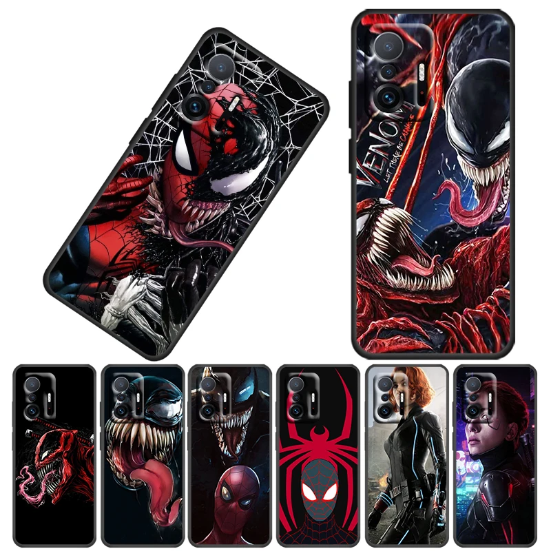 

Avengers The Black Widow For Xiaomi 12 12X 11 11T 10T Mi 9T Ultra Pro Lite TPU Soft Silicone Black Phone Case Fundas Coque Cover