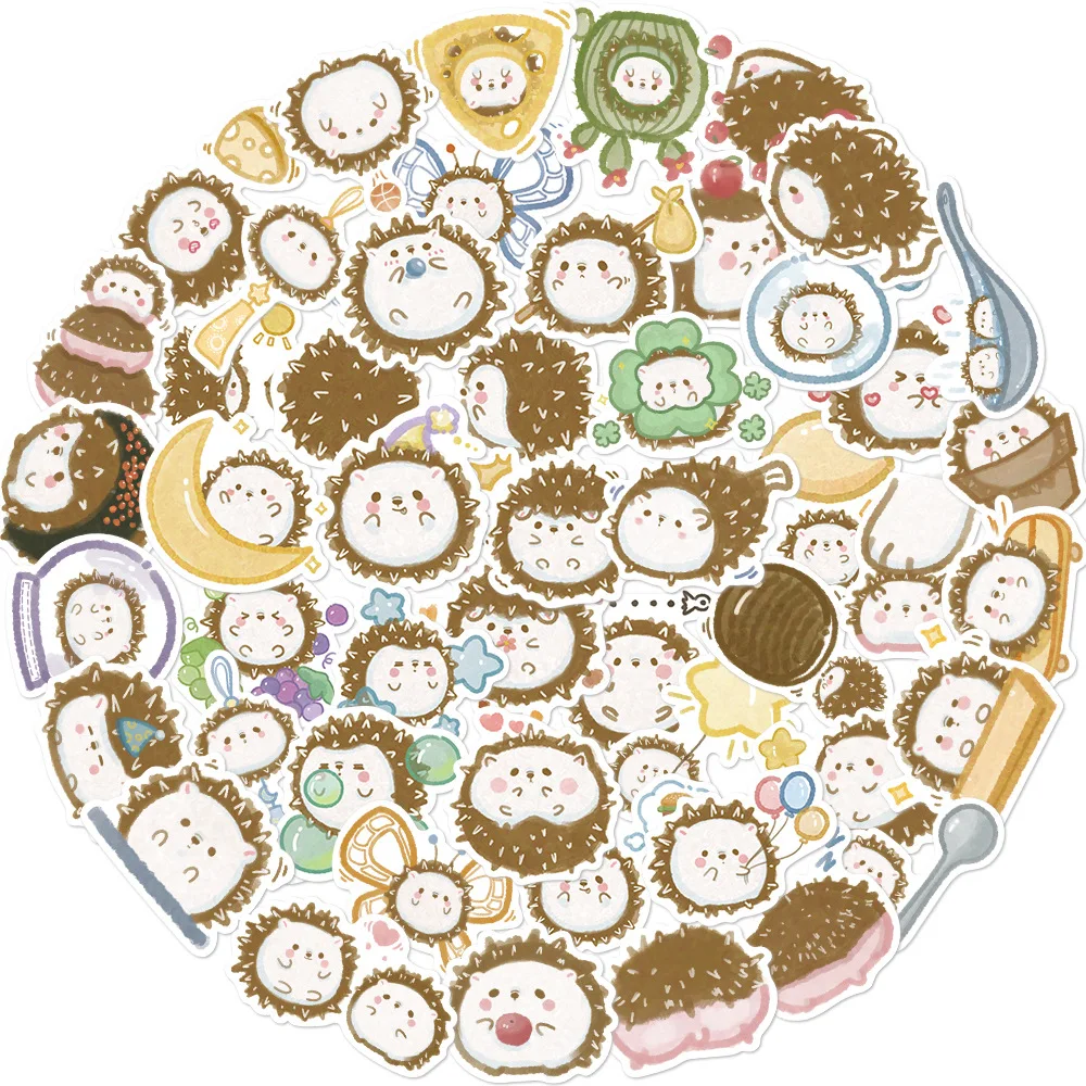 

10/30/50 шт. милые Волшебные Мультяшные наклейки с ежиком, наклейки «сделай сам», украшение для чемодана, ноутбука, телефона, канцелярские прина...