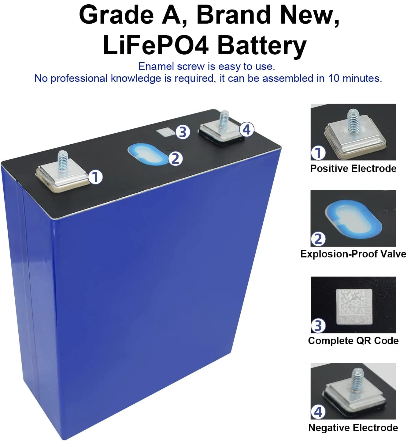 Литиевая аккумуляторная батарея класса А 3 2 в а/ч 12 В 24 48