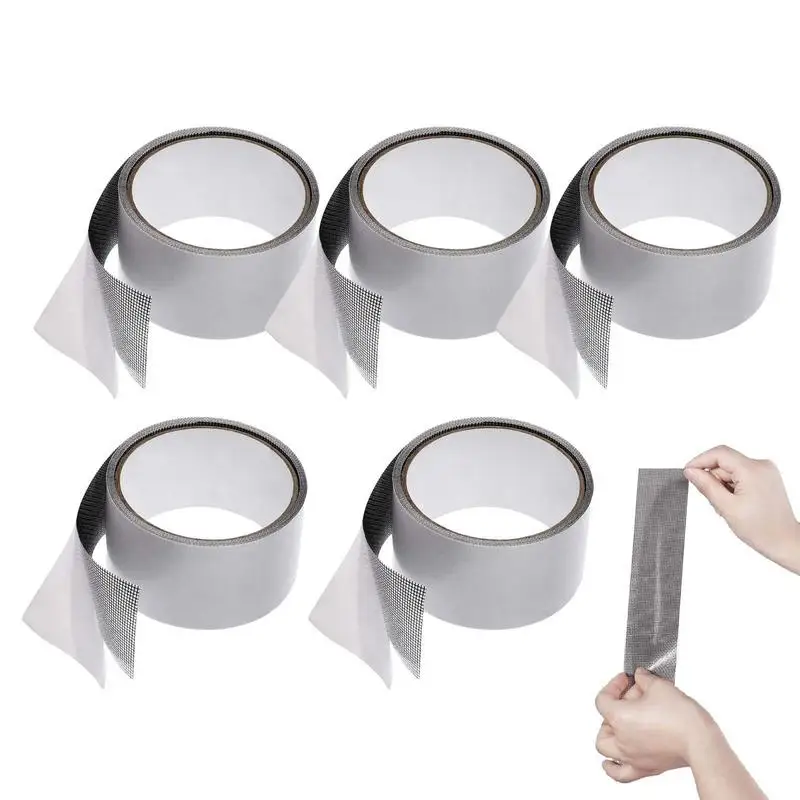 

Window Repair Tape Self-Adhesive Screen Repair Home Door Window Screen Tears Waterproof Anti Mosquito Mesh Tape For Broken Hole
