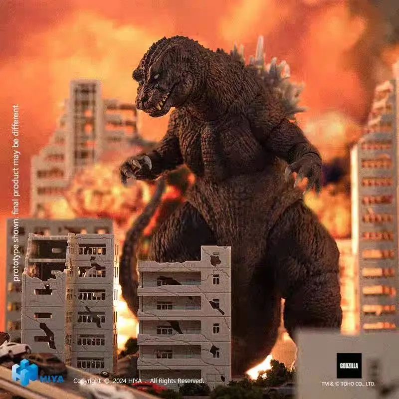 Фото Фигурка Godzilla 18 см, Годзилла, Мотра и Кинг Гидора, Гигантские монстры в атаке, Аниме-игрушки, Molo №5