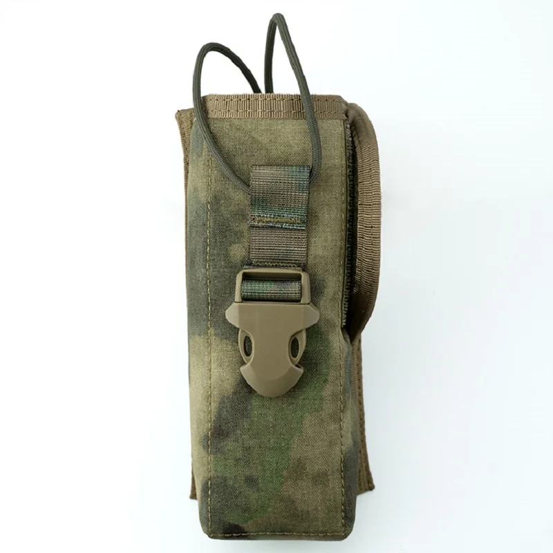 Outdoor Sports Multifunctional Sundry Bag 6094 Styling Tactical Tank Top Radio Interphone Bag Green Ruins Camo TC0039