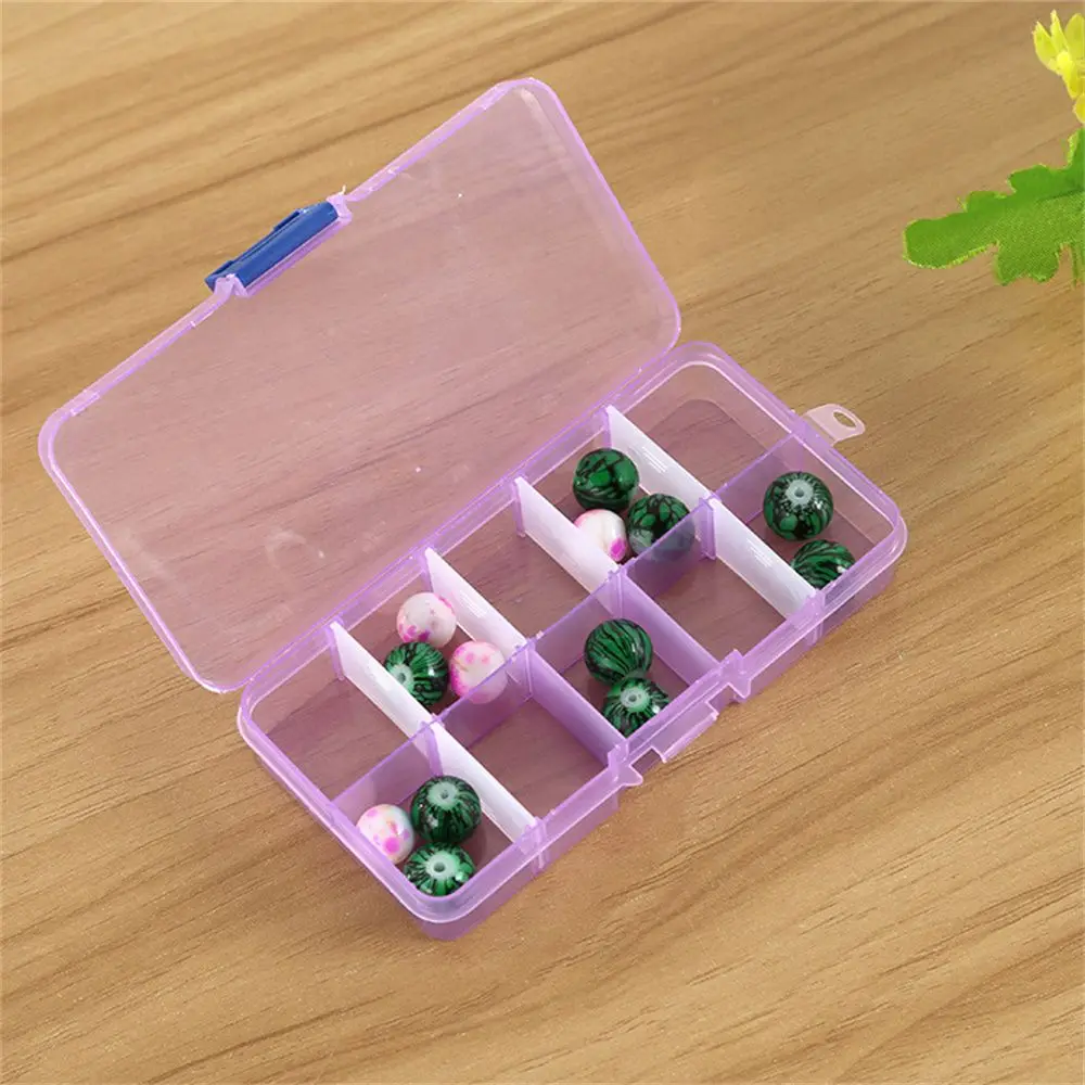 

Portable Durable 10 Compartments Fishing Accessories Lure Hook Boxes Jewelry Case Storage Boxs Fishing Tackle Box