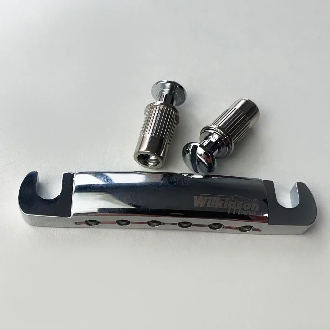 Электрогитара Wilkinson SG LP с фиксированным бриджем Pull String Plate Code Silver